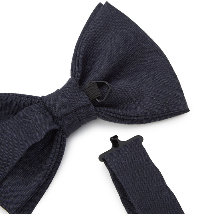 シルバーライン 蝶ネクタイ/ネイビー 紺中間