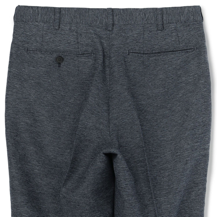 シルバーライン 【5DAYS CLOSET】【RBC】【春夏】1タックテーパードパンツ/ネイビー×レノクロス/ウエストムーブ仕様/4S SUSTAINABILITY&ECOLOGY FABRIC/※裾上げ必要 紺中間