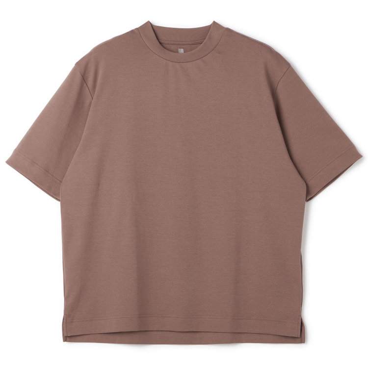 シルバーライン 【スーツ屋が作った】BIZ Tシャツ/ブラウン 茶中間
