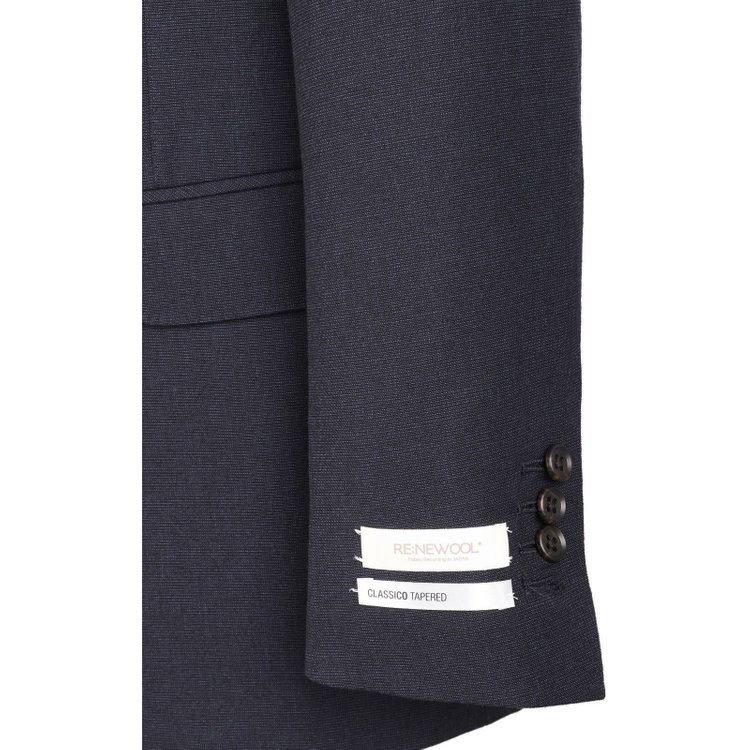 スーツセレクト 【CLASSICO TAPERED】【春夏】2釦シングルスーツ 1タック/ネイビー/RE:NEWOOL ネイビー系(紺)