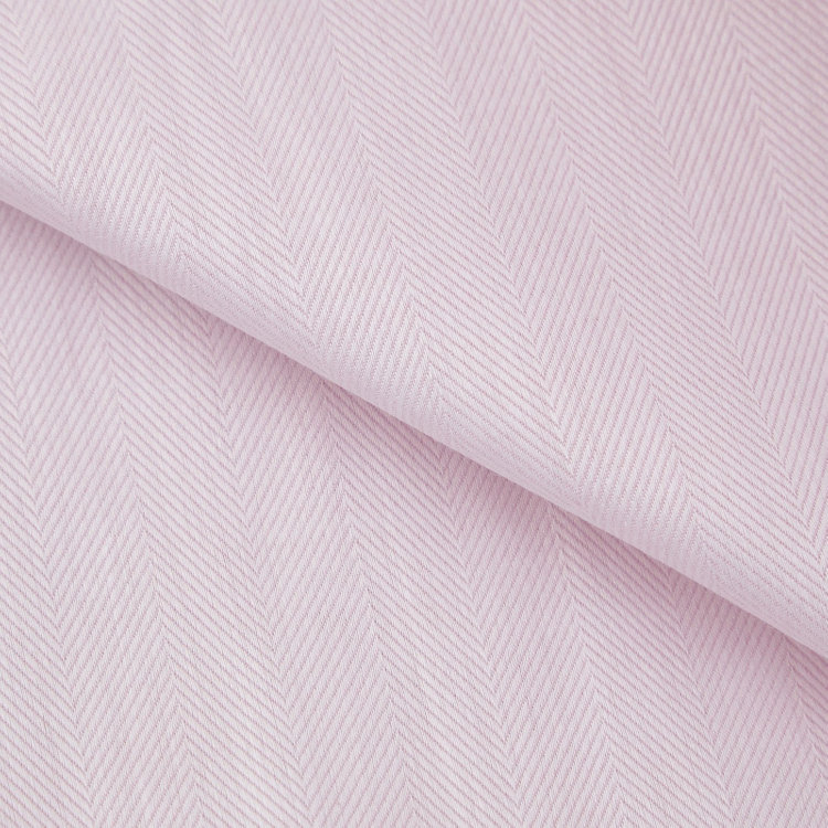 ブラックライン 【BLACK LINE】【形態安定】ワイドカラードレスワイシャツ/ピンク×ドビー 紫淡色