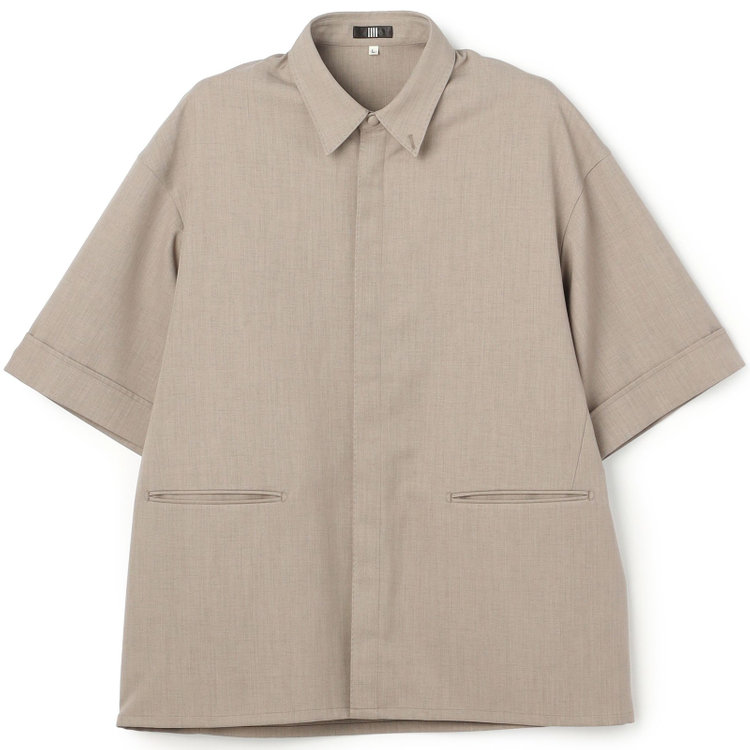 ブラックライン 「TailoredCasual」【春夏】ハーフスリーブシャツ/ブラウン その他