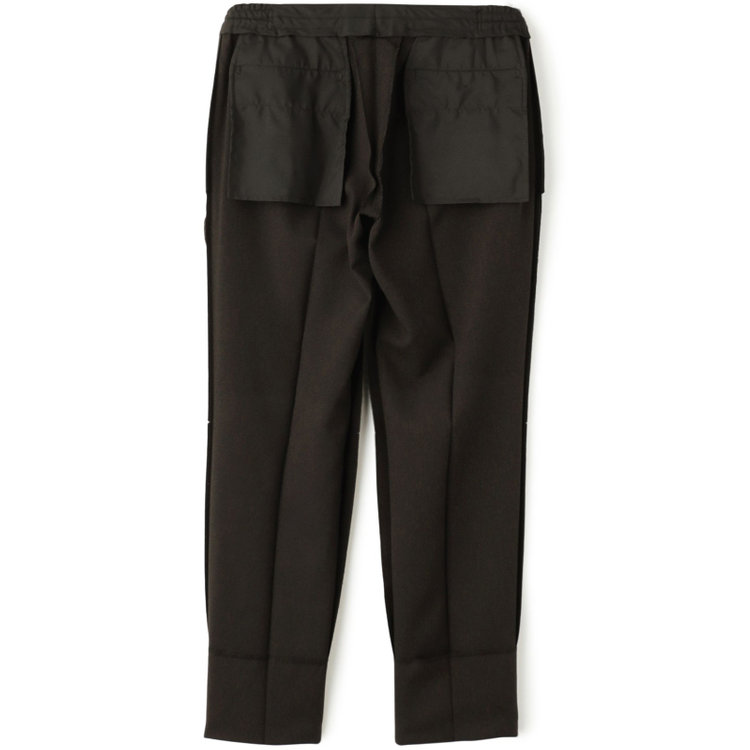 ブラックライン 【SLIM TAPERED_2】【年間】2釦シングルテーパードパンツスーツ 0タック/ブラウン/ウエストシャーリング/4S/※パンツ裾上げ済仕様 茶中間