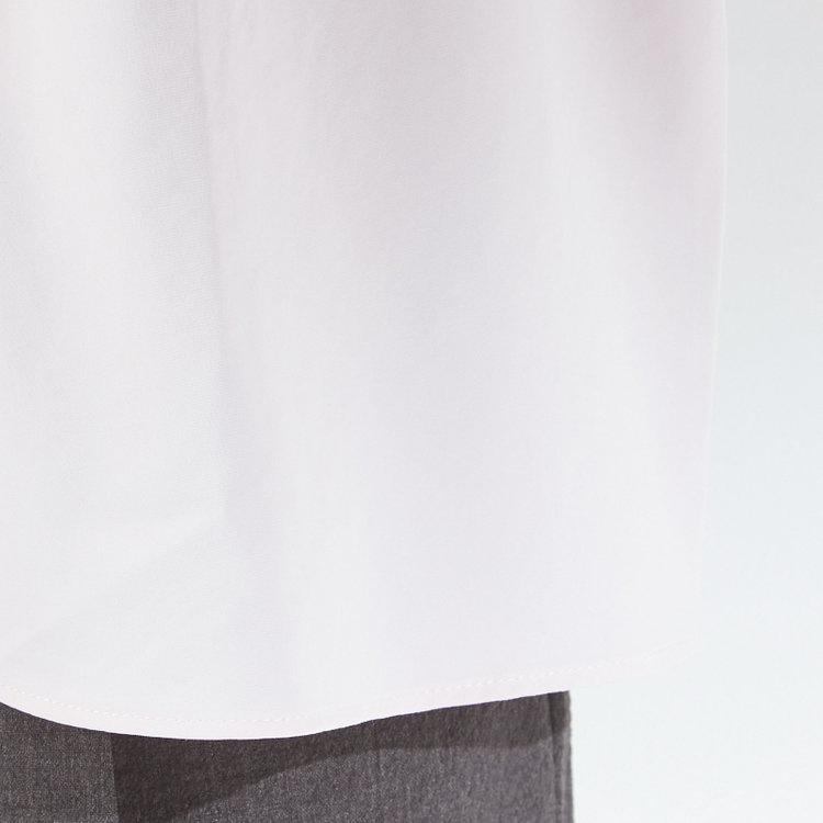 スーツセレクト 【SUIT SELECT×Samantha Thavasa】【長袖】前後2WAYボウタイブラウス/ピンク/「ウォッシャブル可能」「2WAYストレッチ」「防シワ」「UV加工」「接触冷感」「透け軽減」 赤淡色