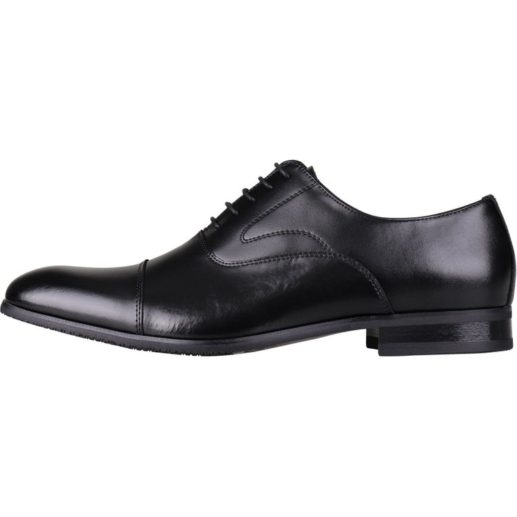 ブラックライン 【発送在庫あり】【SL】ストレートチップドレスシューズ/ブラック/革 /セメント製法 ブラック系(黒)