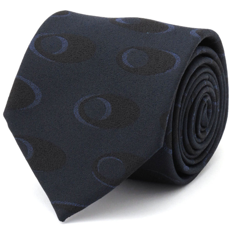 シルバーライン 【SILVER LINE】シルクブレンド小紋ネクタイ 8.0cm幅/ネイビー その他