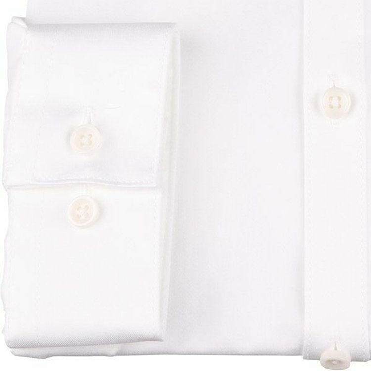 スーツセレクト 【WEB限定/OUTLET】【SKINNY】【形態安定】ショートポイントドレスワイシャツ/ホワイト×ソリッド/ストレッチ ホワイト系(白)