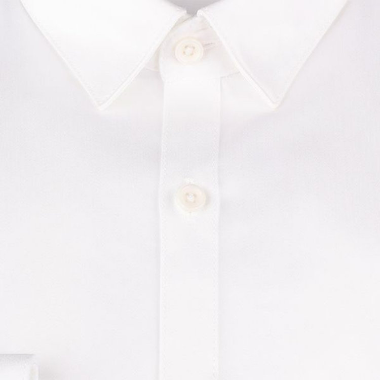 スーツセレクト 【WEB限定/OUTLET】【SKINNY】【形態安定】ショートポイントドレスワイシャツ/ホワイト×ソリッド/ストレッチ ホワイト系(白)