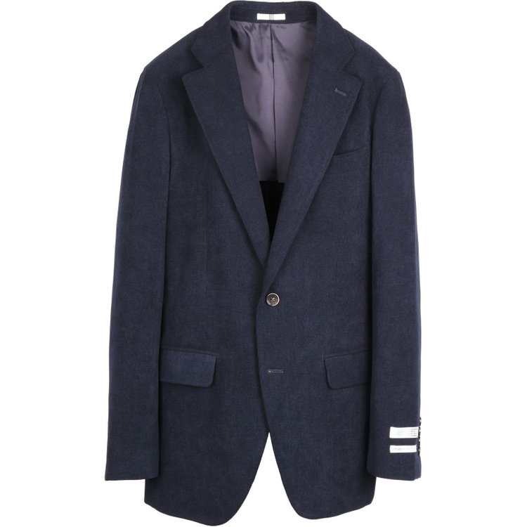スーツセレクト 【WEB限定/OUTLET】【CLASSICO TAPERED】【秋冬】2釦ジャケット/ネイビー×コーデュロイ/4S SUSTAINABLE ネイビー系(紺)
