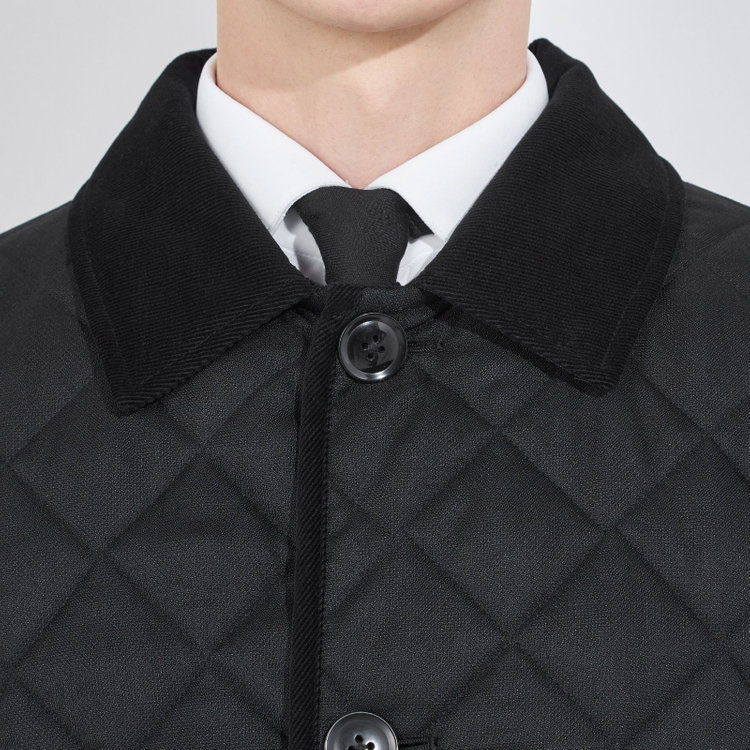 シルバーライン 【SL】キルティングコート/ブラック 黒