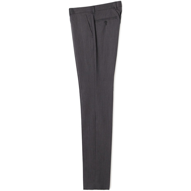 ブラックライン 【発送在庫あり】【SLIM TAPERED_2】【年間】2釦シングルリバーシブルスリーピーススーツ 0タック/グレー/NEW ZEALAND WOOL MIX/※裾上げ必要 グレー濃色