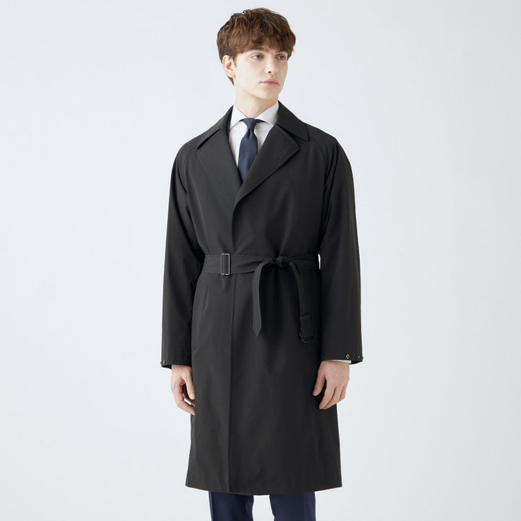 ブラックライン 【SL】2WAYストレッチタイロッケンコート/ブラック/WATERPROOF/パッカブル仕様 ブラック系(黒)