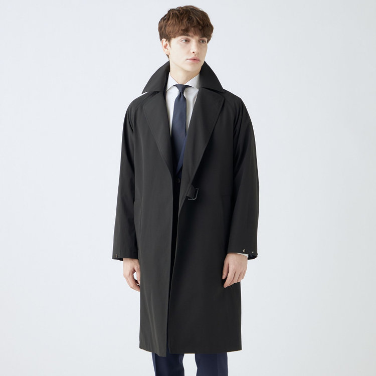 ブラックライン 【SL】2WAYストレッチタイロッケンコート/ブラック/WATERPROOF/パッカブル仕様 ブラック系(黒)