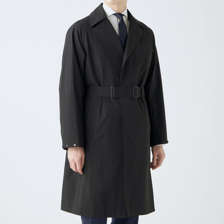 ブラックライン 【SL】2WAYストレッチタイロッケンコート/ブラック/WATERPROOF/パッカブル仕様 ブラック系(黒)