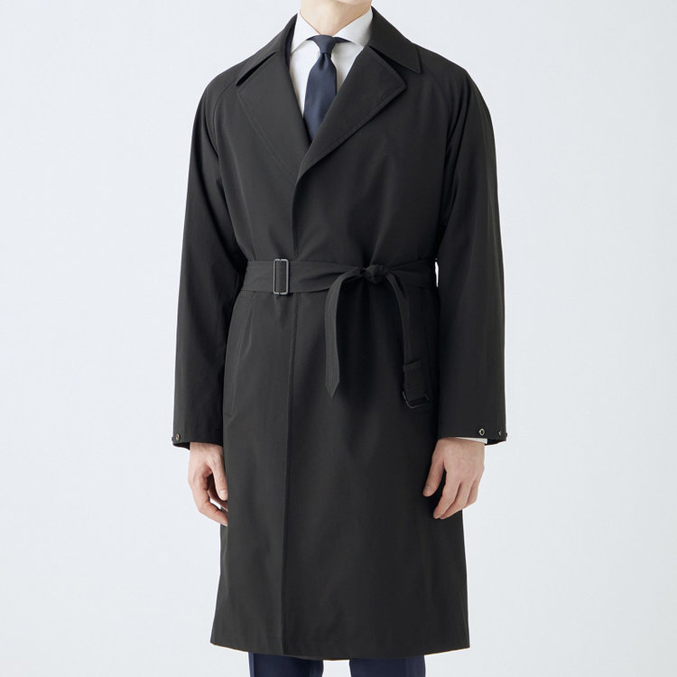 ブラックライン 【SL】2WAYストレッチタイロッケンコート/ブラック/WATERPROOF/パッカブル仕様 ブラック系(黒)