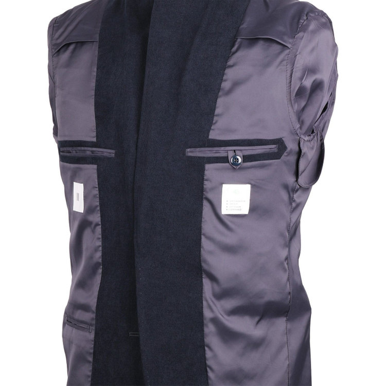 スーツセレクト 【WEB限定/OUTLET】【CLASSICO TAPERED】【秋冬】2釦ジャケット/ネイビー×コーデュロイ/4S SUSTAINABLE ネイビー系(紺)