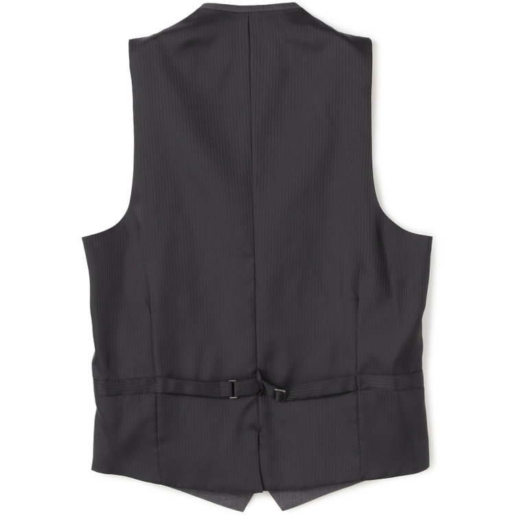 ブラックライン 【発送在庫あり】【SLIM TAPERED_2】【年間】2釦シングルリバーシブルスリーピーススーツ 0タック/グレー/NEW ZEALAND WOOL MIX/※裾上げ必要 グレー濃色