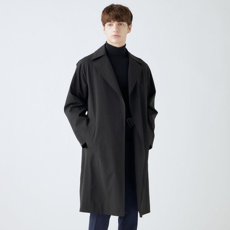 ブラックライン 【SL】2WAYストレッチタイロッケンコート/ブラック/WATERPROOF/パッカブル仕様 ブラック系(黒)