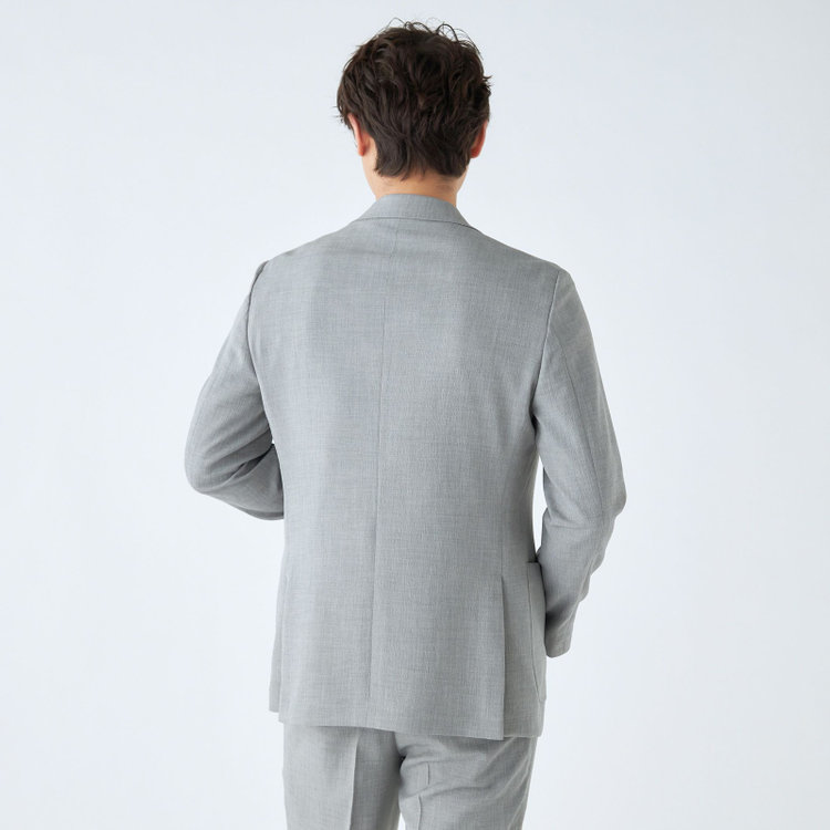 シルバーライン 【発送在庫あり】【RBC】【春夏】3釦段返りジャケット/グレー/パッチポケット グレー淡色