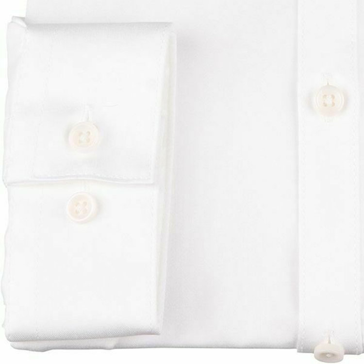 スーツセレクト 【SKINNY】【形態安定】ショートポイントドレスワイシャツ/ホワイト×ソリッド/ストレッチ ホワイト系(白)