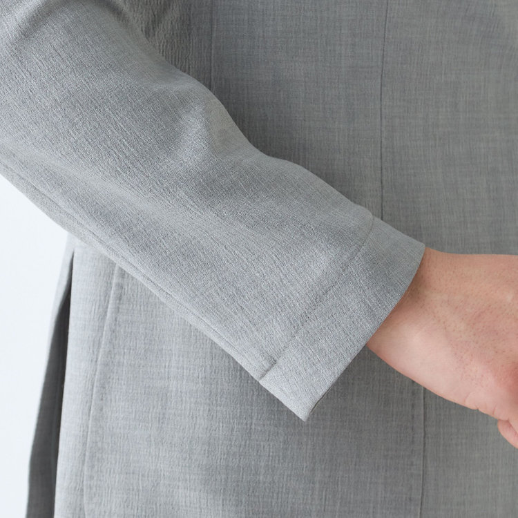 シルバーライン 【発送在庫あり】【RBC】【春夏】3釦段返りジャケット/グレー/パッチポケット グレー淡色