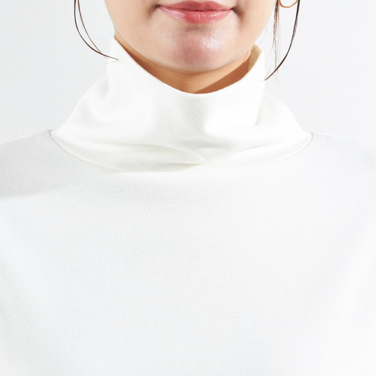 シルバーライン 【SILVER LINE】【秋冬】オフタートルカットソー/ホワイト 白