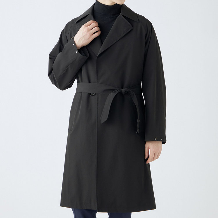 ブラックライン 【SL】2WAYストレッチタイロッケンコート/ブラック/WATERPROOF/パッカブル仕様 ブラック系(黒)