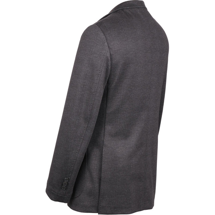 スーツセレクト 【WEB限定/OUTLET】【RBC】【年間】スペアパンツ付き/2WAYワイドラペル＆ノーカラー2釦シングルスーツ 1タック＆2タック/グレー×プレイド/ドローコード&ウエストシャーリング/※パンツ裾上げ済仕様/ウォッシャブル グレー系(灰)