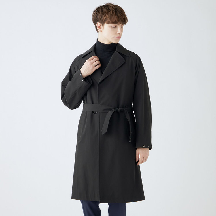 ブラックライン 【SL】2WAYストレッチタイロッケンコート/ブラック/WATERPROOF/パッカブル仕様 ブラック系(黒)