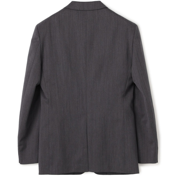 ブラックライン 【発送在庫あり】【SLIM TAPERED_2】【年間】2釦シングルリバーシブルスリーピーススーツ 0タック/グレー/NEW ZEALAND WOOL MIX/※裾上げ必要 グレー濃色