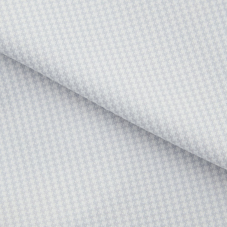 ブラックライン 【発送在庫あり】【WEB限定】【BLACK LINE】ホリゾンタルワイドワイシャツ/グレー×ハウンドトゥース/「4S」スーパーノンアイロン・ストレッチ グレー中間