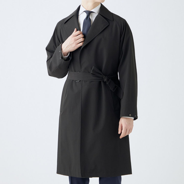 ブラックライン 【SL】2WAYストレッチタイロッケンコート/ブラック/WATERPROOF/パッカブル仕様 ブラック系(黒)
