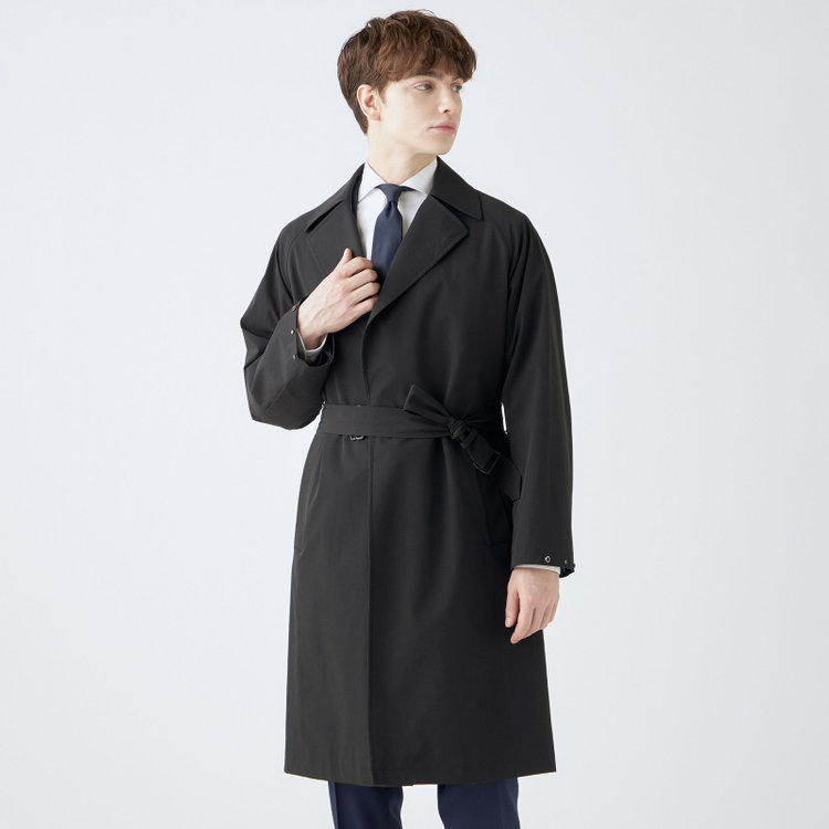 ブラックライン 【SL】2WAYストレッチタイロッケンコート/ブラック/WATERPROOF/パッカブル仕様 ブラック系(黒)