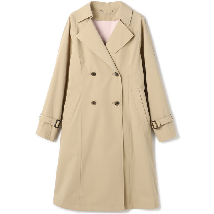 スーツセレクト 【SUIT SELECT×Samantha Thavasa】バックプリーツ トレンチコート/ベージュ 茶淡色