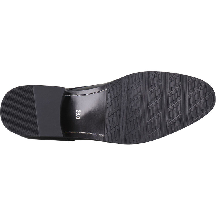 ブラックライン 【発送在庫あり】【BL】プレントゥドレスシューズ/ブラック/革/セメント製法 ブラック系(黒)