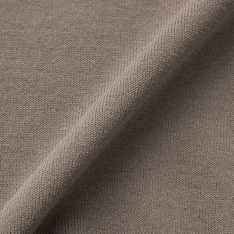 SUIT SELECT　アウトレット 【WEB限定/OUTLET/汚れ・キズ等有】【RBC】【5分袖】コットンブレンドレトロポロシャツ/ブラウン/マシンウォッシャブル 茶淡色