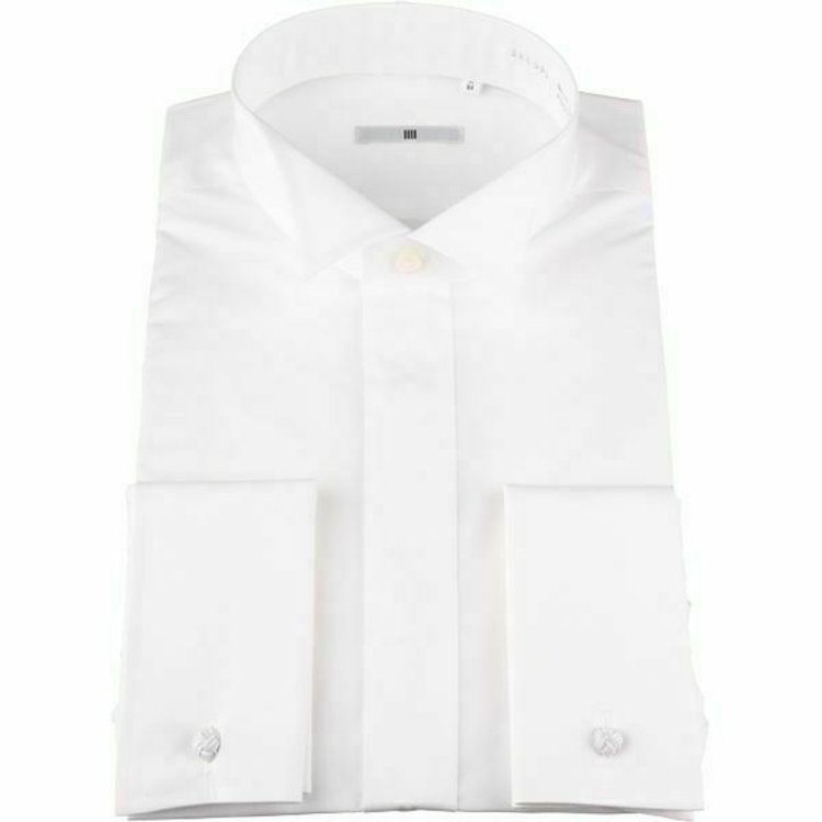 ブラックライン 【SL-4】ウイングカラードレスワイシャツ/ホワイト×ブロード ホワイト系(白)