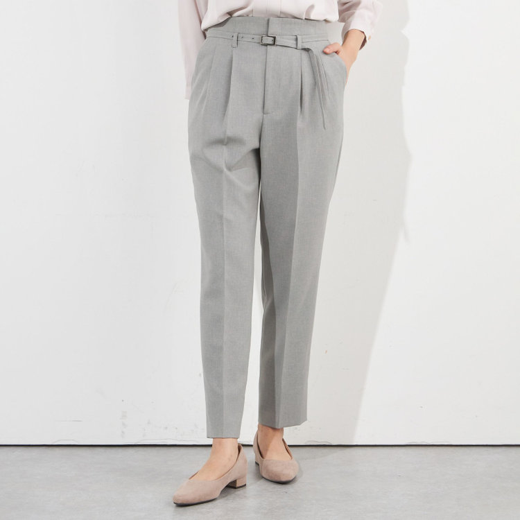シルバーライン 【SILVER LINE】【年間】1釦シングルパンツスーツ/ライトグレー/ウォッシャブル/Naturemier/4S SUSTAINABILITY&ECOLOGY FABRIC/※パンツ裾上げ済仕様 グレー淡色