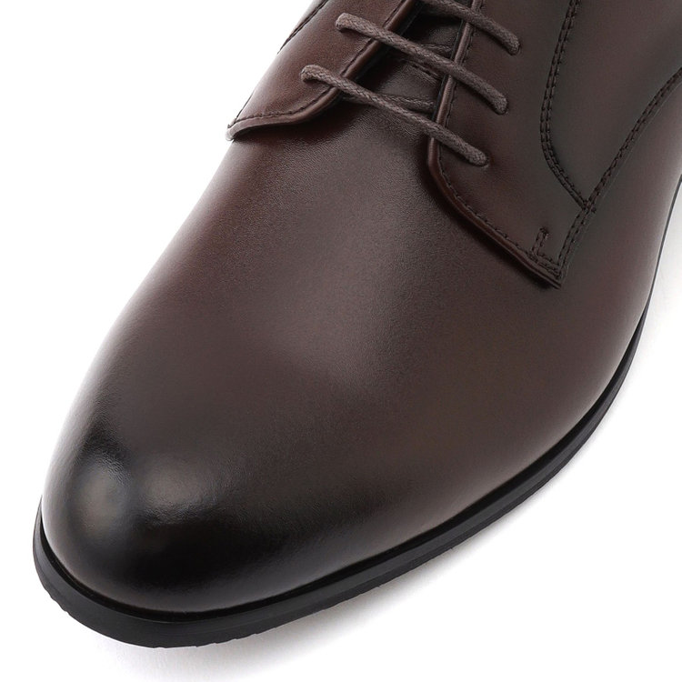 スーツセレクト プレントゥドレスシューズ/ブラウン/革/セメント製法 茶中間