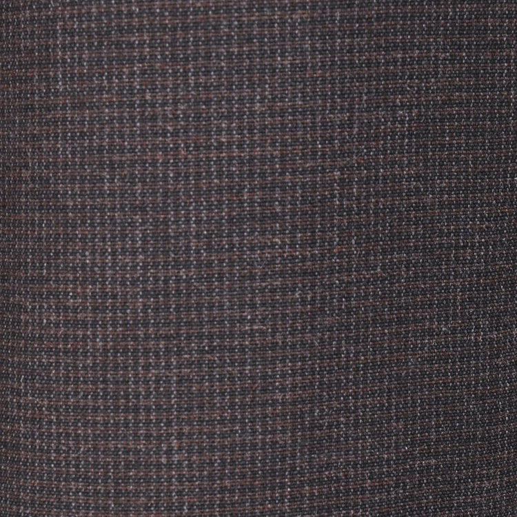 スーツセレクト 【CLASSICO TAPERED】【春夏】2釦シングルスーツ 1タック/ブラウン＆ブラック×ハウンドトゥース/RE:NEWOOL ブラウン系(茶)