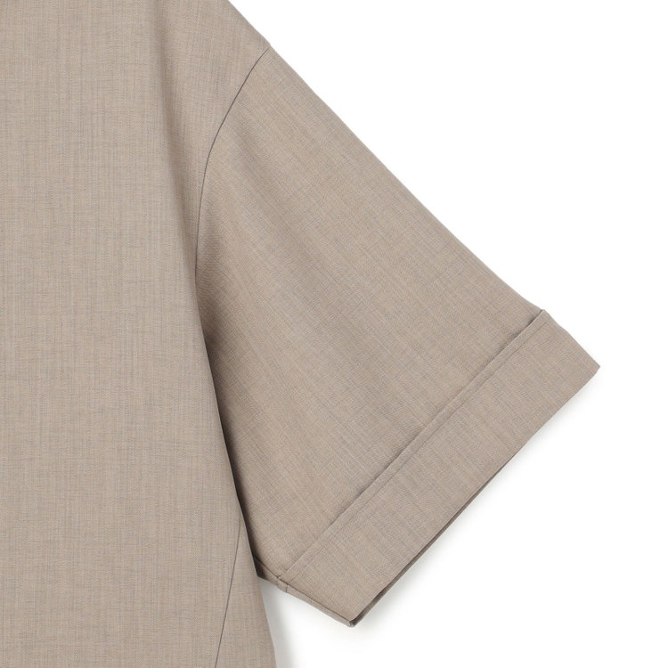 ブラックライン 「TailoredCasual」【春夏】ハーフスリーブシャツ/ブラウン その他