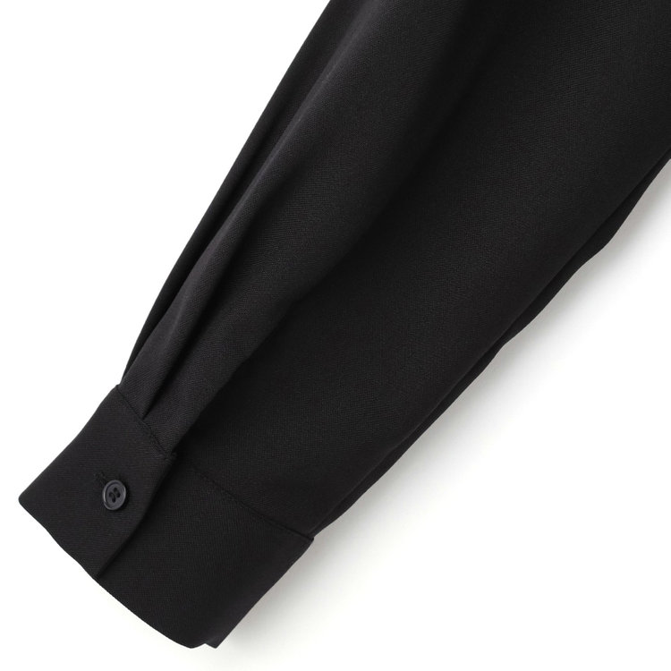 シルバーライン 【SL/長袖】バンドカラー比翼ブラウスブラウス/ブラック 黒