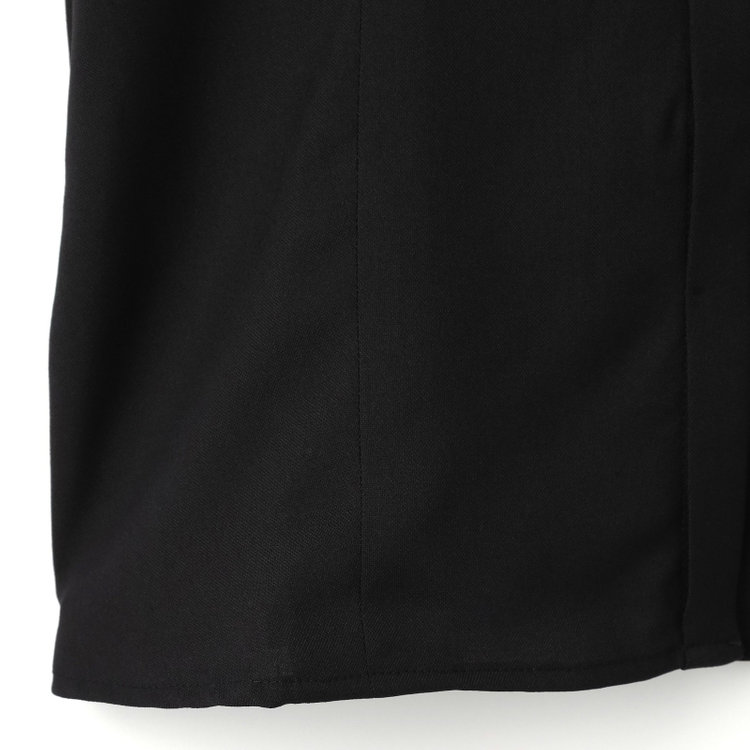 シルバーライン 【SL/長袖】バンドカラー比翼ブラウスブラウス/ブラック 黒