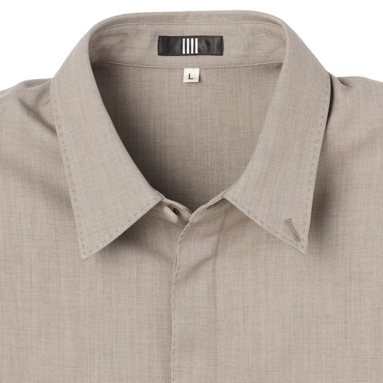ブラックライン 「TailoredCasual」【春夏】ハーフスリーブシャツ/ブラウン その他
