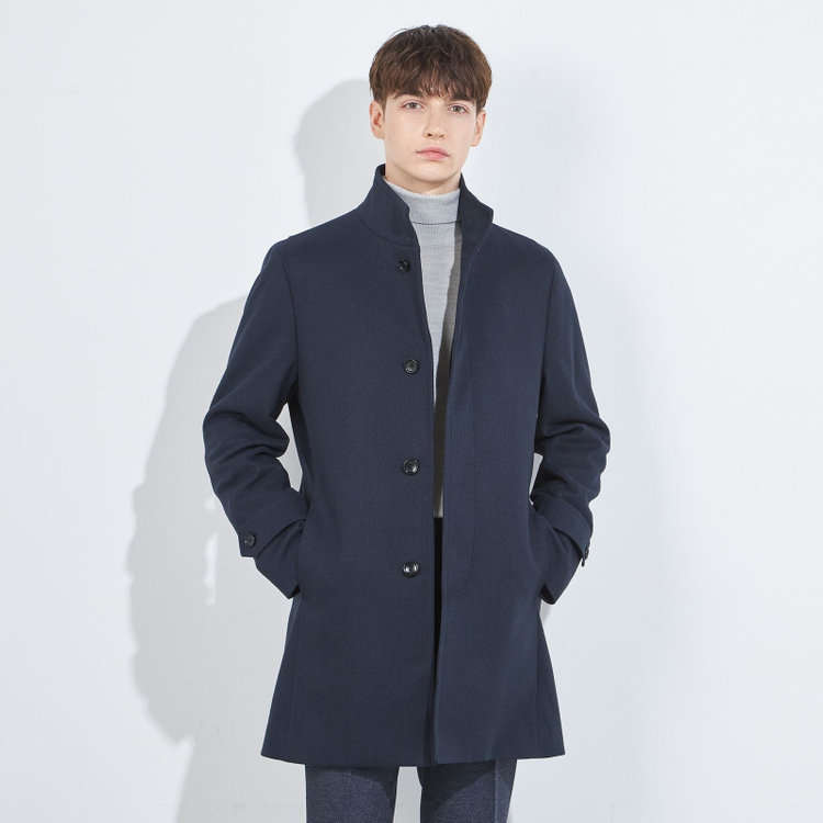 ブラックライン 【BL】ショートスタンドコート/ネイビー 紺中間