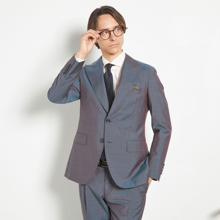 シルバーライン 【CLASSICO TAPERED】【春夏】2釦ピークドラペルスーツ 2タック/グレー/MARZOTTO/※裾上げ必要 その他