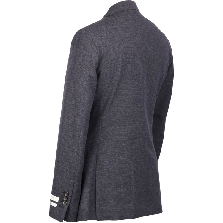 スーツセレクト 【CLASSICO TAPERED】【春夏】2釦シングルスーツ 1タック/ネイビー×チェック/RE:NEWOOL ネイビー系(紺)