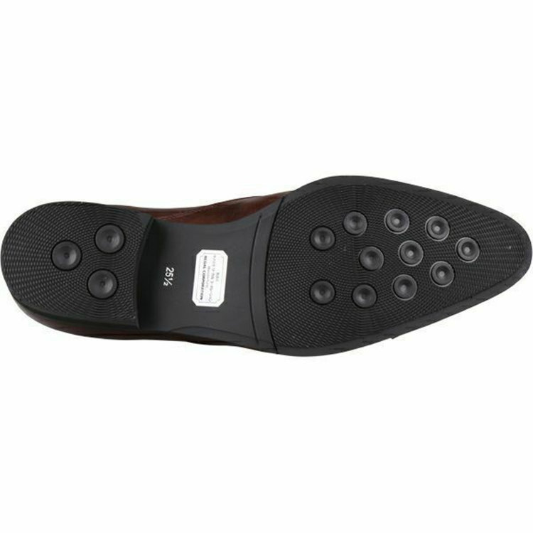 ブラックライン 【WEB限定/OUTLET】【発送在庫あり】【SL】ストレートチップ ドレスシューズ/ブラウン/ALL WEATHER (スコッチガード革)/セメント製法 ※多少のキズあり ブラウン系(茶)