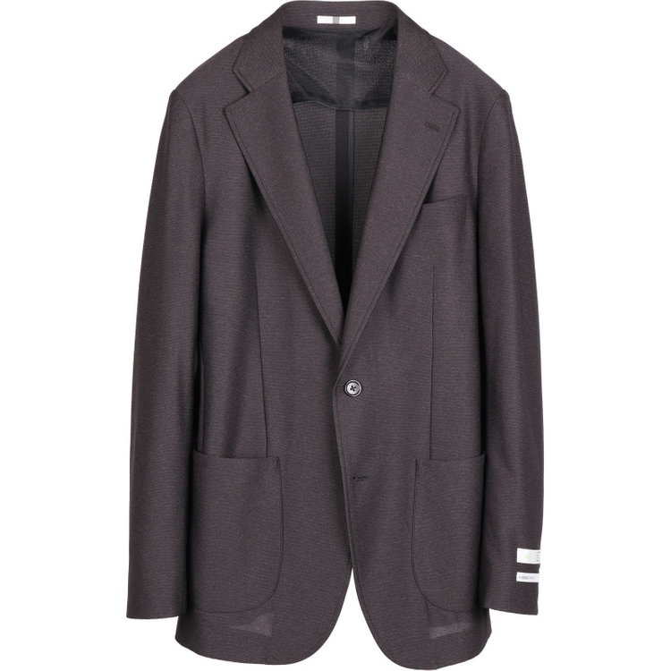 スーツセレクト 【WEB限定/OUTLET】【CLASSICO TAPERED】【春夏】2釦シングルジャケット/ブラック/パッチポケット/4S SUSTAINABILITY&ECOLOGY FABRIC ブラック系(黒)