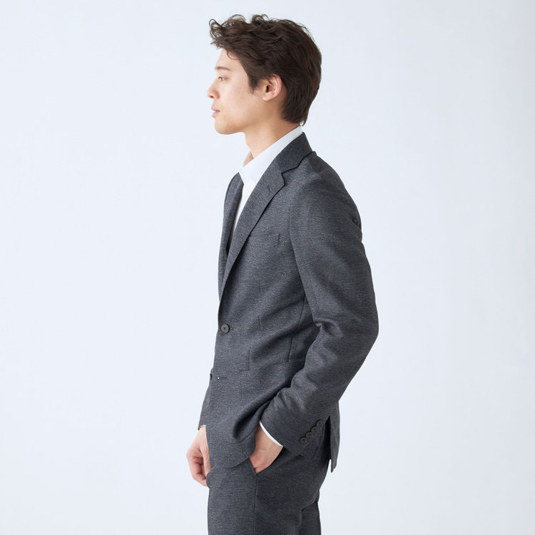 シルバーライン 【発送在庫あり】【RBC】【春夏】ポリエステル2釦ジャケット/ネイビー/4S SUSTAINABILITY&ECOLOGY FABRIC 紺中間